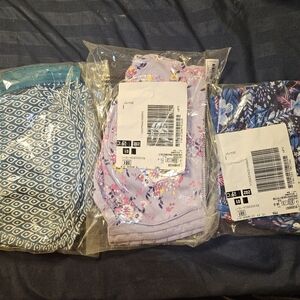 $72 BUNDLE LOT OF 3 BRAS NIP NEW Comfort Choice Front-Close COTTON Bras 38 G 4D